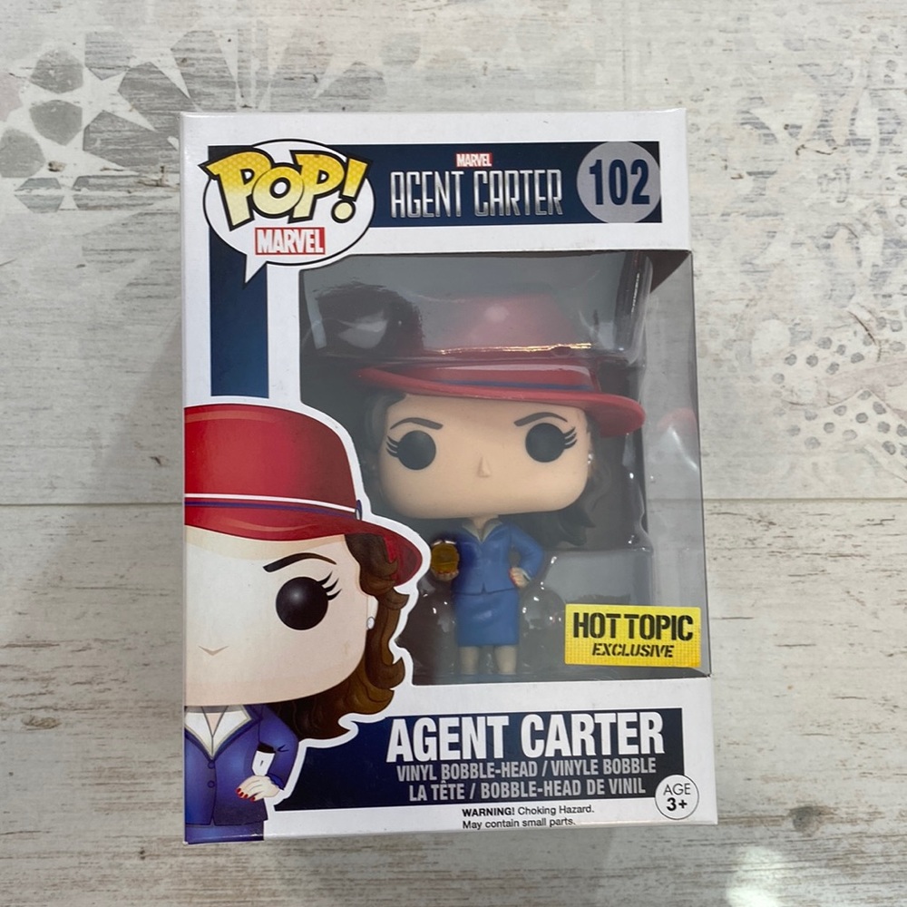Funko Pop Agent Carter #102 Marvel Bobble Head